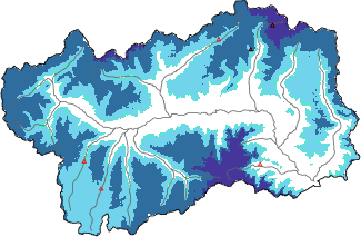 Neige fraîche dans les dernières 24h + données Modello 1 AINEVA (MOD1)