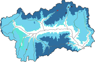 Neige fraîche dans les dernières 24h + données Modello 1 AINEVA (MOD1)