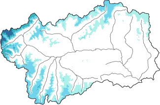 Neve fresca nelle ultime 72h + dati Modello 1 AINEVA (MOD1)