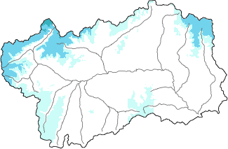 Neve fresca nelle ultime 24h + dati Modello 1 AINEVA (MOD1)