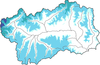 Neve fresca nelle ultime 24h + dati Modello 1 AINEVA (MOD1)
