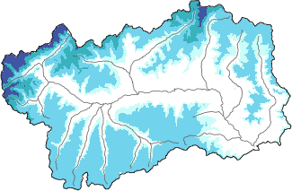 Neige fraîche dans les dernières 72h + données Modello 1 AINEVA (MOD1)