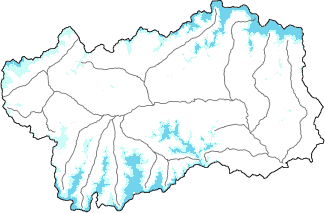 Neige fraîche dans les dernières 24h + données Modello 1 AINEVA (MOD1)