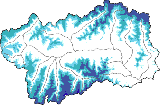 Neige fraîche dans les dernières 24h + données Modello 1 AINEVA (MOD1)
