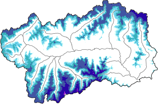Neige fraîche dans les dernières 72h + données Modello 1 AINEVA (MOD1)