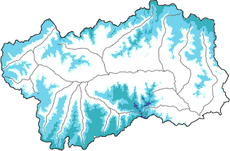 Neve fresca nelle ultime 72h + dati Modello 1 AINEVA (MOD1)