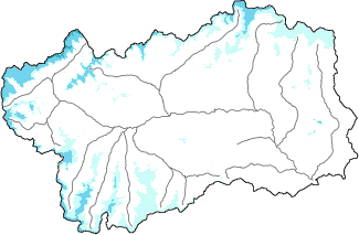 Neige fraîche dans les dernières 24h + données Modello 1 AINEVA (MOD1)