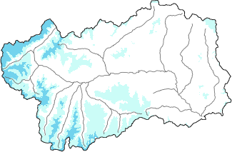 New snow in the last 24h + Modello 1 AINEVA (MOD1) data