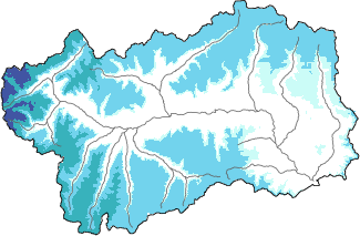 New snow in the last 24h + Modello 1 AINEVA (MOD1) data