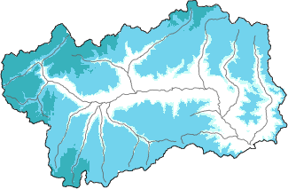 New snow in the last 24h + Modello 1 AINEVA (MOD1) data