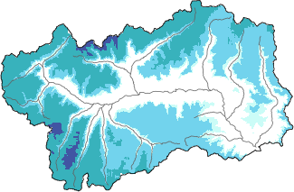 Neige fraîche dans les dernières 24h + données Modello 1 AINEVA (MOD1)