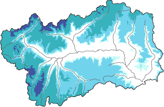 Neve fresca nelle ultime 72h + dati Modello 1 AINEVA (MOD1)