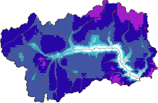 New snow in the last 72h + Modello 1 AINEVA (MOD1) data