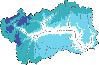 New snow in the last 72h + Modello 1 AINEVA (MOD1) data