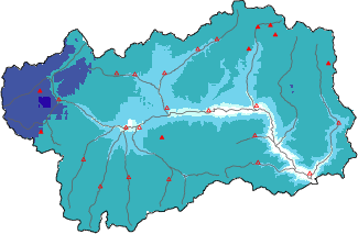 New snow in the last 24h + Modello 1 AINEVA (MOD1) data