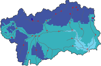 Neige fraîche dans les dernières 24h + données Modello 1 AINEVA (MOD1)