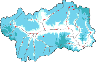 New snow in the last 24h + Modello 1 AINEVA (MOD1) data