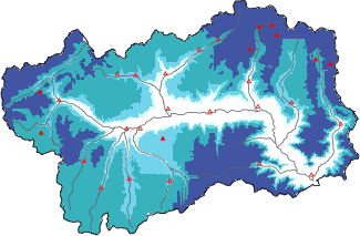 New snow in the last 24h + Modello 1 AINEVA (MOD1) data