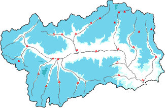 Neige fraîche dans les dernières 24h + données Modello 1 AINEVA (MOD1)