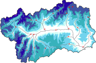 Neige fraîche dans les dernières 72h + données Modello 1 AINEVA (MOD1)