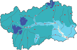 New snow in the last 24h + Modello 1 AINEVA (MOD1) data