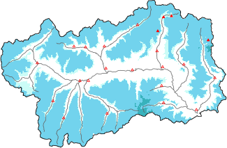 New snow in the last 24h + Modello 1 AINEVA (MOD1) data