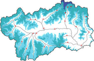 New snow in the last 24h + Modello 1 AINEVA (MOD1) data