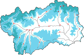 Neige fraîche dans les dernières 24h + données Modello 1 AINEVA (MOD1)