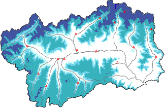 Neve fresca nelle ultime 72h + dati Modello 1 AINEVA (MOD1)