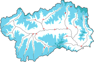 New snow in the last 24h + Modello 1 AINEVA (MOD1) data