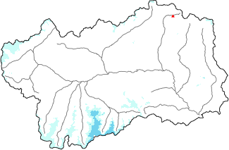 New snow in the last 24h + Modello 1 AINEVA (MOD1) data