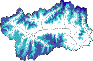 Neige fraîche dans les dernières 72h + données Modello 1 AINEVA (MOD1)