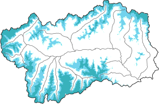Neige fraîche dans les dernières 24h + données Modello 1 AINEVA (MOD1)
