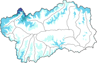 Neve fresca nelle ultime 72h + dati Modello 1 AINEVA (MOD1)