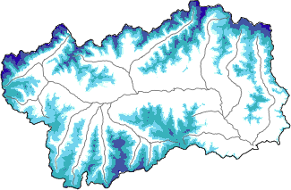 Neve fresca nelle ultime 72h + dati Modello 1 AINEVA (MOD1)