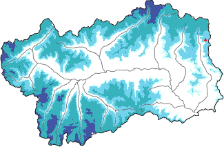 Neige fraîche dans les dernières 24h + données Modello 1 AINEVA (MOD1)