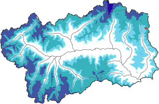 Neige fraîche dans les dernières 72h + données Modello 1 AINEVA (MOD1)