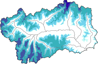 Neige fraîche dans les dernières 72h + données Modello 1 AINEVA (MOD1)