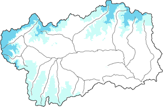 Neige fraîche dans les dernières 24h + données Modello 1 AINEVA (MOD1)