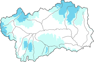 Neige fraîche dans les dernières 24h + données Modello 1 AINEVA (MOD1)