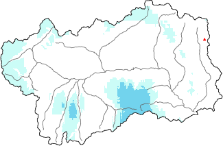 Neige fraîche dans les dernières 24h + données Modello 1 AINEVA (MOD1)
