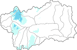 Neige fraîche dans les dernières 24h + données Modello 1 AINEVA (MOD1)