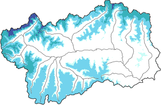 Neige fraîche dans les dernières 24h + données Modello 1 AINEVA (MOD1)
