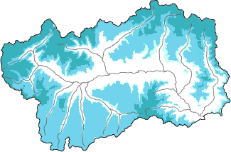 Neige fraîche dans les dernières 24h + données Modello 1 AINEVA (MOD1)