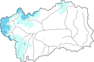 New snow in the last 24h + Modello 1 AINEVA (MOD1) data