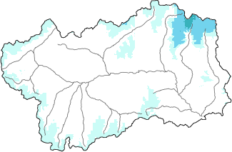 Neige fraîche dans les dernières 24h + données Modello 1 AINEVA (MOD1)