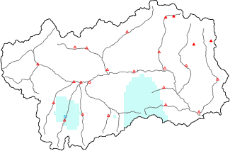 Neige fraîche dans les dernières 24h + données Modello 1 AINEVA (MOD1)