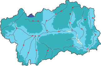 New snow in the last 24h + Modello 1 AINEVA (MOD1) data