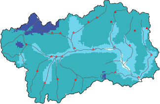 New snow in the last 72h + Modello 1 AINEVA (MOD1) data