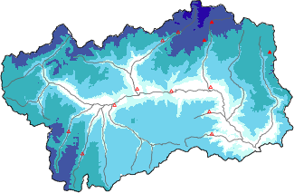 Neve fresca nelle ultime 24h + dati Modello 1 AINEVA (MOD1)